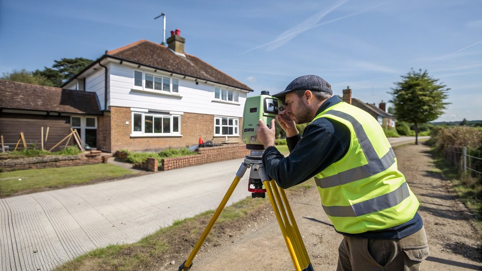 Topographic survey in progress